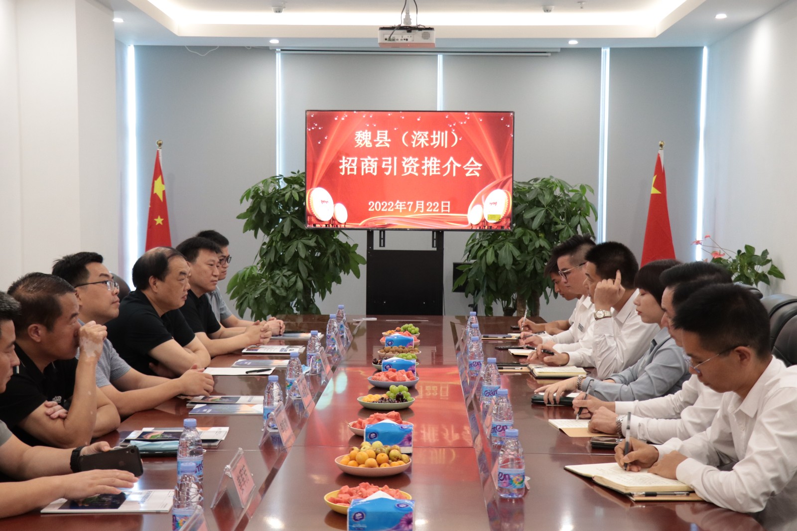 热烈欢迎邯郸魏县一行领导莅临开云app登录入口科技参观考察